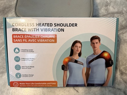 Cordless heated shoulder brace - cordless,