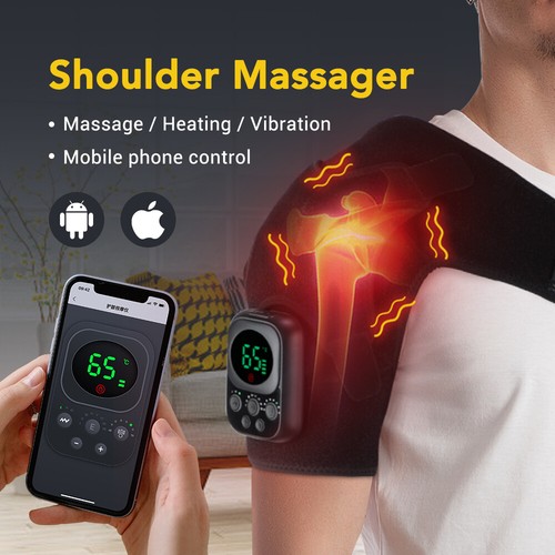 Heated shoulder brace - brace, massage