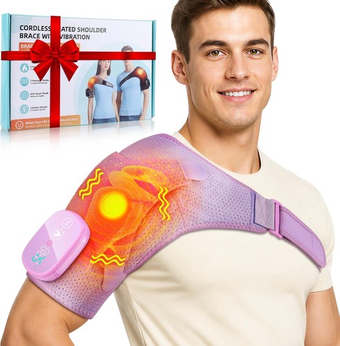 Cordless shoulder heating pad - cordless,