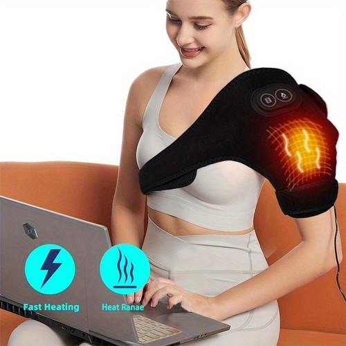 Heated shoulder brace massage - shoulder,