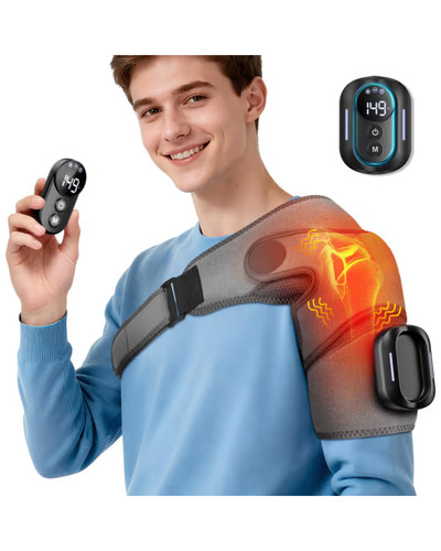 Cordless heated shoulder brace - cordless,