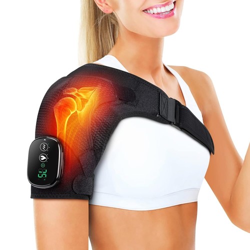 Heated shoulder wrap - heated, brace