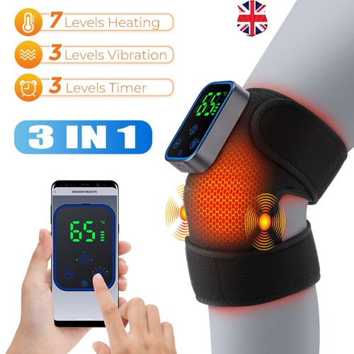 Heated knee massager - knee, brace