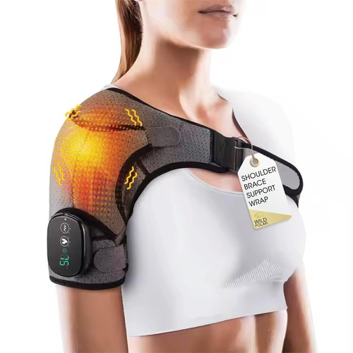 Heated shoulder brace - heated,