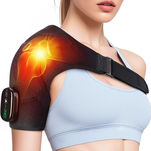 Electric heated shoulder brace - shoulder,