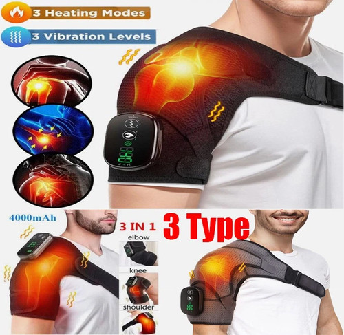 Heated shoulder brace - heated, massage