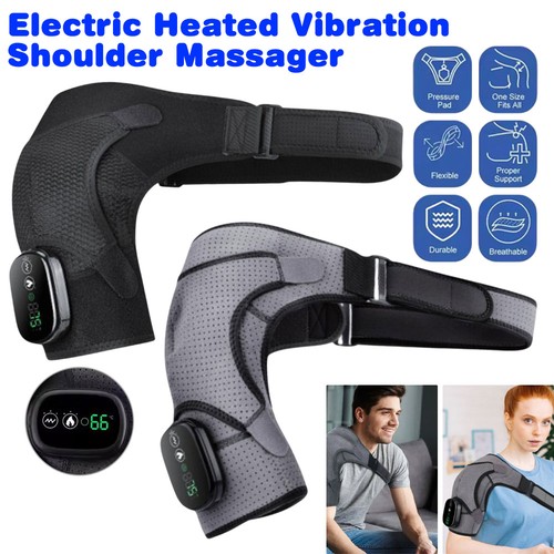 Heated shoulder wrap brace - heated,