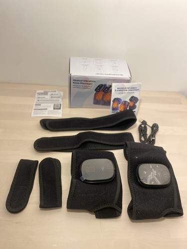 Heated knee massager brace - 2x,