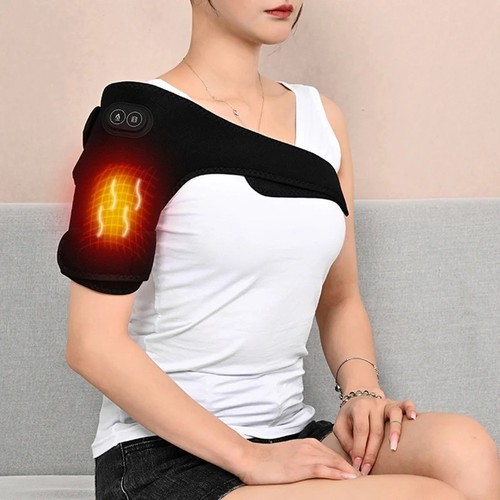 Heated shoulder brace - heated,