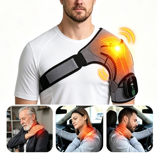 Heated shoulder brace - shoulder,