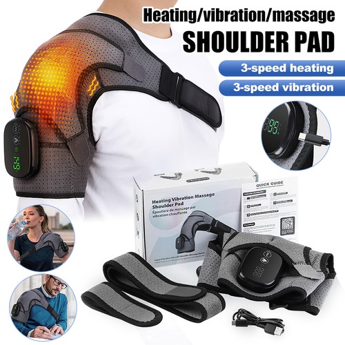Heated shoulder brace massage - heated,