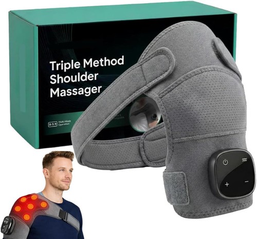 Heated shoulder massager wrap - heated,