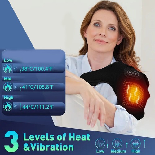 Heated shoulder wrap brace - shoulder,